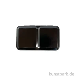 Aquarell-Leerkasten aus Metall für 12 halbe oder 6 ganze Näpfe