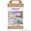 Aquarellmalerei Starter Set mit Farben, Papier und Pinsel