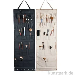 Atelier-Wandhänger mit 48 Taschen, Größe etwa 50 x 148 cm