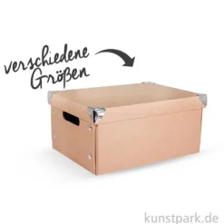 Aufbewahrungsbox aus Pappmaché