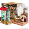 Bastelset Miniatur-Zimmer - Simon's Café, mit umfangreichem Zubehör