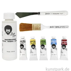 Bob Ross - BASIS Malset mit Ölfarben und Zubehör
