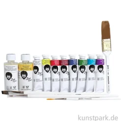 Bob Ross - Blumen Malset mit viel Zubehör
