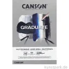 Canson GRADUATE Mixed Media Papier - Grau, DIN A4, 30 Blatt, 220 g