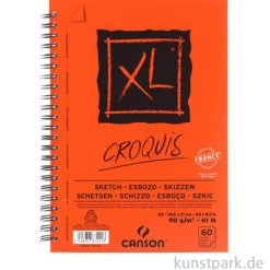 Canson Skizzen XL Spiral-Block quer, 90g