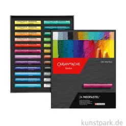 Caran d'Ache Neopastel Ölpastellkreide Set mit 24 Farben