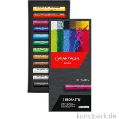 Caran d'Ache Neopastel Ölpastellkreide Set mit 12 Farben