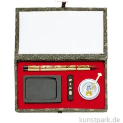 Chinesisches Tusche-Set Nr.1 mit 6-teiligem Zubehör
