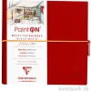 Clairefontaine Paint'ON Buch - 32 Blatt, Weiß, 250 g/m², 19 x 19 cm