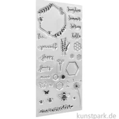 Clear Stamps - Bienensommer mit 28 Motiven