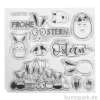 Clear Stamps - Frohe Ostern, 102,5 x 97 mm, 11 Motive