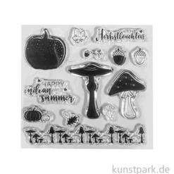 Clear Stamps - Herbstleuchten, 102,5 x 97 mm, 13 Motive