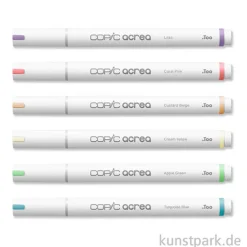COPIC acrea Paint Marker Set, Light, 6 Stück