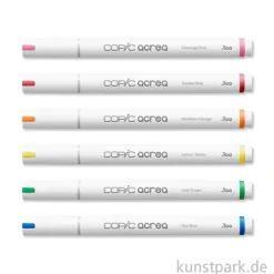 COPIC acrea Paint Marker Set, Vivid, 6 Stück