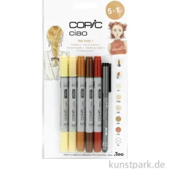 COPIC ciao Set 5+1 - Hairy Tones 1