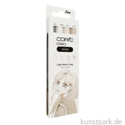 COPIC ciao Shade Set - 4 Stifte, Light Warm Gray