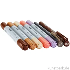 COPIC Doodle Kit - People, 7 Stifte