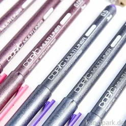 COPIC Multiliner Warm Grey Classic Set - 4 Strichstärken