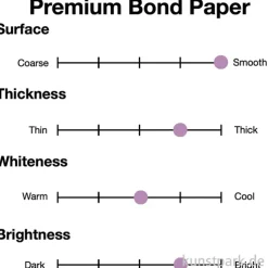 COPIC Premium Bond Marker Papier, DIN A4, 20 Blatt, 157 g/m²