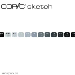 COPIC sketch Set 12er - Cool Grey