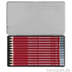 Cretacolor CLEOS Fine Art Graphit - 12er Set im Metalletui