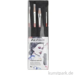 da Vinci Aquarellpinsel Set - COSMOTOP-SPIN mit Pinseltasche