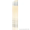 da Vinci SYNTHETIC BRISTLE Set mit 5 runden Borstpinseln