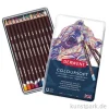 Derwent COLOURSOFT, 12 weiche Farbstifte im Metalletui