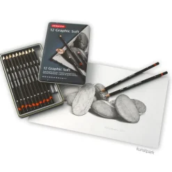 Derwent GRAPHIC holzgefasster Bleistift einzeln