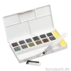 Derwent GRAPHITINT Aquarellkasten mit 12 Farben und Zubehör