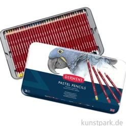 Derwent PASTELS, 36 Pastellstifte im Metalletui