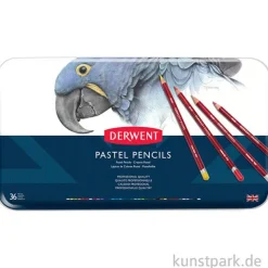 Derwent PASTELS, 36 Pastellstifte im Metalletui