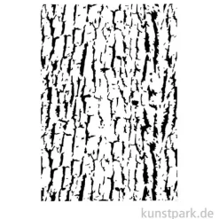Design Schablone Baumrinde DIN A4