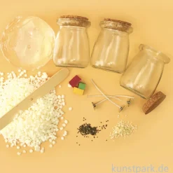 DIY Set - Kerzen im Glas, 3 fruchtige Designs