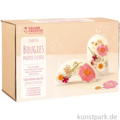 DIY Set - Kerzen mit gepressten Blumen