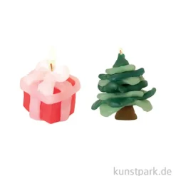 DIY Set - Kerzen mit Modellierwachs - Weihnachten