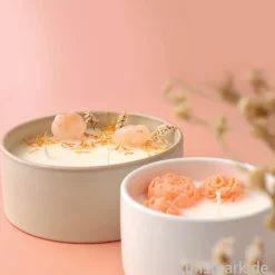 DIY Set - Kerzengießen mit Rosenformen in Keramik