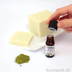 DIY Set - Olivenseifen mit Moringa Blättern