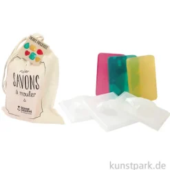 DIY Set - Seifengießen mit 3 Farben + Formen, Transparent