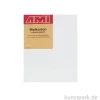 Eckiger Malkarton mit Maltuch bespannt 13 x 18 cm