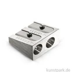 Faber-Castell Doppelspitzer aus Metall für Farb-und Kreidestifte