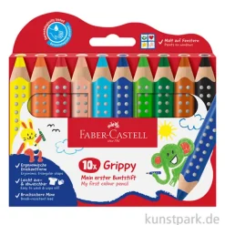 Faber-Castell Grippy Buntstifte für Kinder, 10er Set