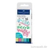 Faber-Castell PITT Artist Pen Handlettering 6er Set - Pastelltöne