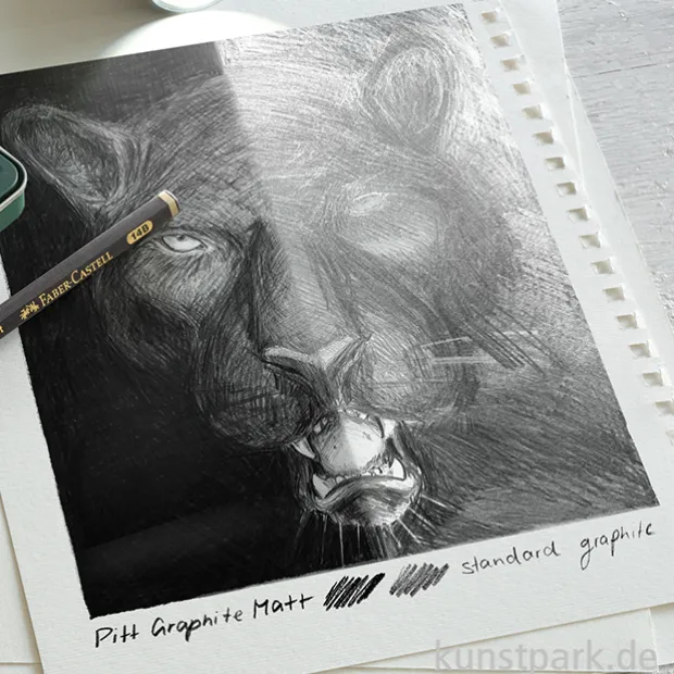 Faber-Castell Pitt Graphite Matt - 11teilig im Metalletui