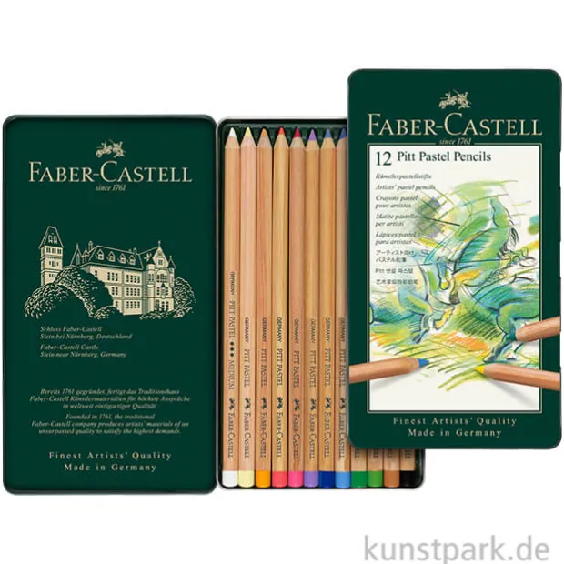 Faber-Castell PITT Pastell - 12er Metalletui