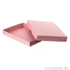 Falken Aufbewahrungsbox - PureBox Pastellrosa, 40 mm, DIN A4