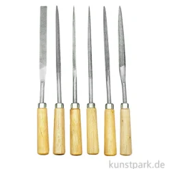 Feilenset mit Holzgriff 6-teilig