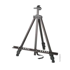 Feldstaffelei THREE - Aluminium schwarz mit Tasche