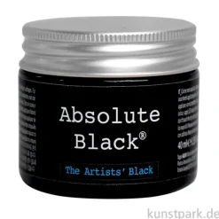 Fleur Absolute Black - Malfarbe, Matt Schwarz, 40 ml