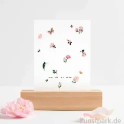 Gelsticker - La Vie en Rose, 38 Aufkleber